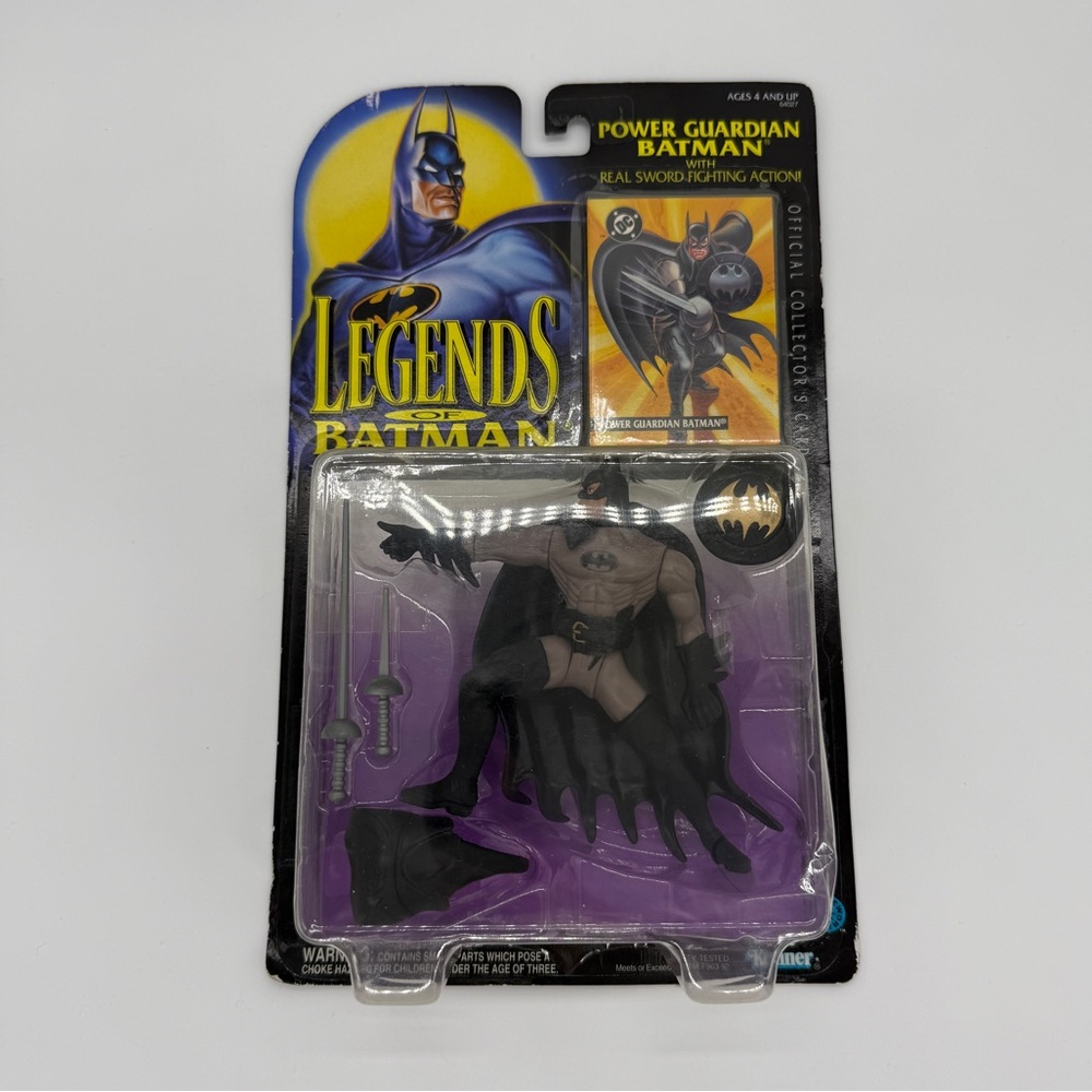 Vintage 1994 Legends of Batman Power Guardian Batman Action Figure by Kenner